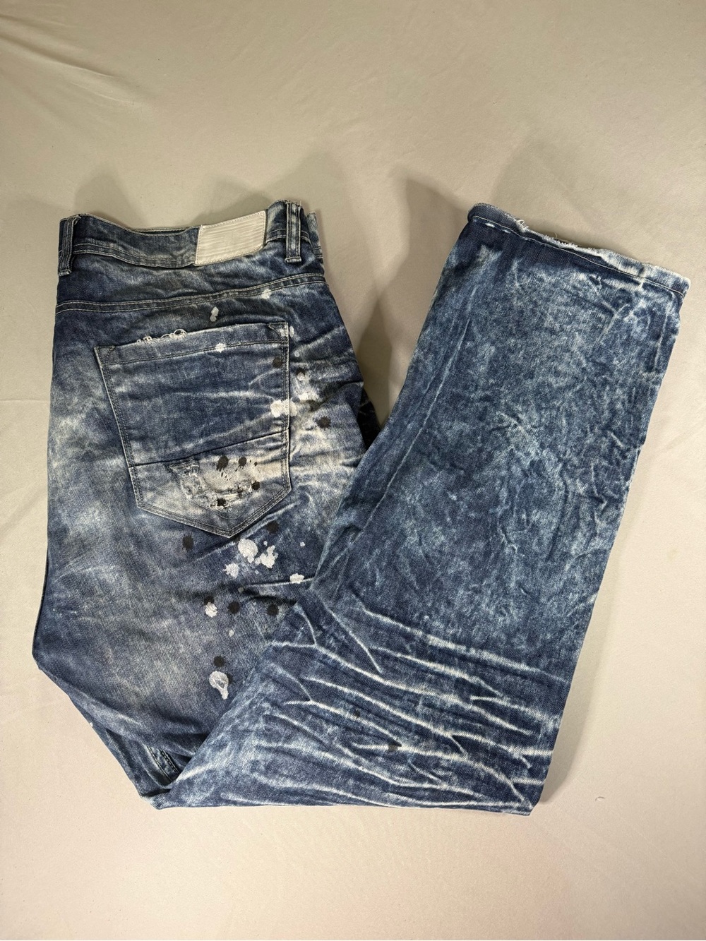 Jordan Craig Collins Jeans 40x32 (40x31) Distressed Paint‎ Splatter Y2K